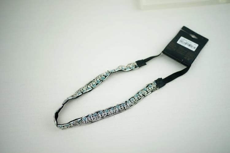 JA3/forever21手工串珠发带民族风发饰闪亮串珠弹力发带,淘宝优惠券,粉丝福利购,淘宝优惠卷