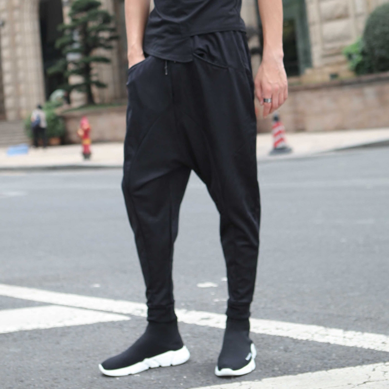 春秋男哈伦裤青年休闲大裆裤个性跨裤韩版飞鼠裤潮流束腿小脚裤男,淘宝优惠券,粉丝福利购,淘宝优惠卷