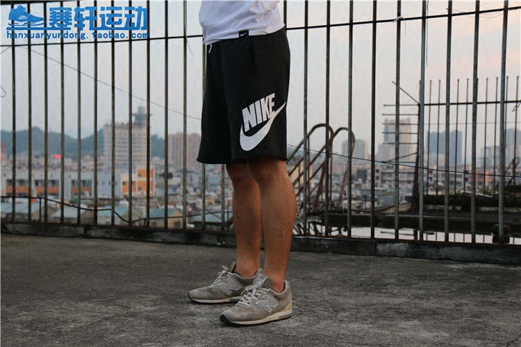 Nike/耐克五分裤大Logo运动休闲针织短裤AT5268-728692-010-063-图0