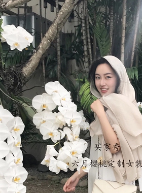 杏色披肩复古棉麻围巾