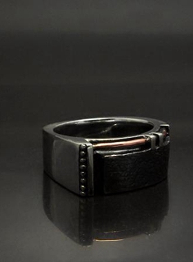 蒸汽朋克特别时尚戒指铜925纯银