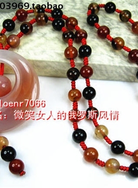 乳白色玛瑙原石温润如玉毛衣链