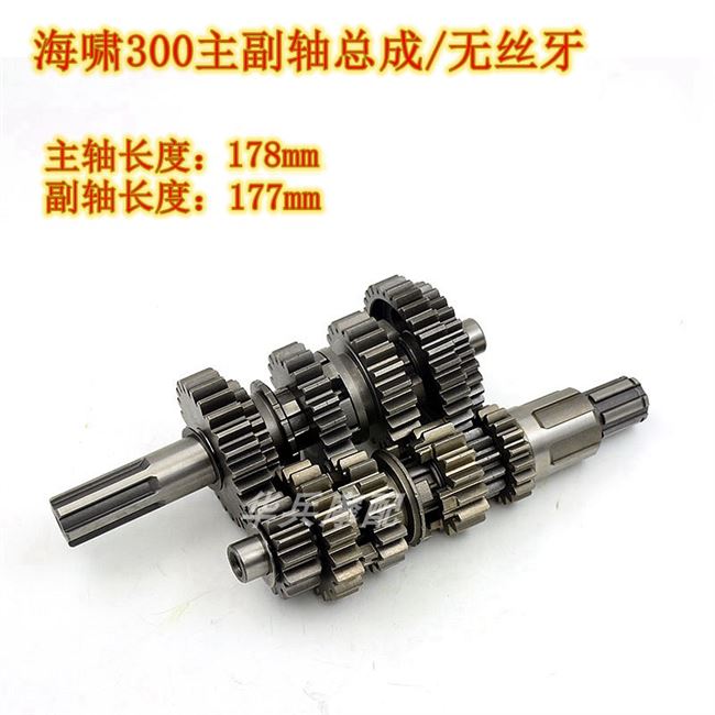 Zongshen Tsunami 300 Converse 300 SB300 lắp ráp trục chính và phụ có bánh răng không dây có bánh răng ba bánh - Xe máy Gears Xe máy Gears