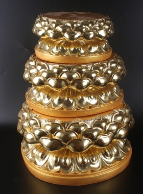 椭圆形家居供奉观音佛像底座