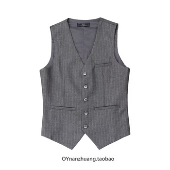 New British retro yuppie ທຸລະກິດຄົນອັບເດດ: ຜູ້ຊາຍຄົນອັບເດດ: slim plaid suit vest ຜູ້ຊາຍບາດເຈັບແລະ vest