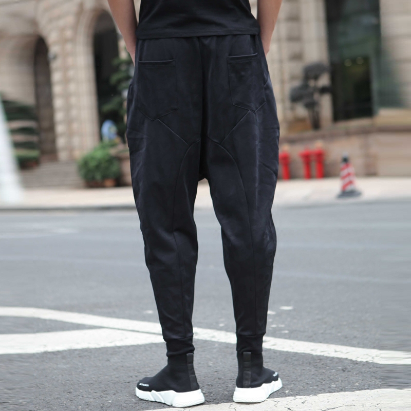 春秋男哈伦裤青年休闲大裆裤个性跨裤韩版飞鼠裤潮流束腿小脚裤男,淘宝优惠券,粉丝福利购,淘宝优惠卷