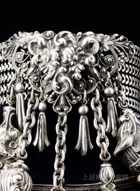 庭院蓬松维多利亚风花卉古董首饰