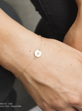 新品手工定制美国14k数字包金