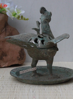 两用朱雀摆件礼品道具仿古青铜器