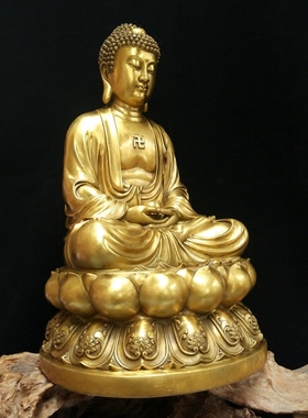 台湾纯铜三宝佛包邮