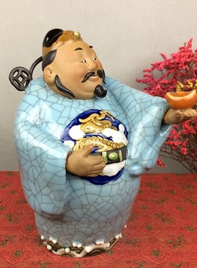 财源广进乔迁新居喜庆公仔摆件