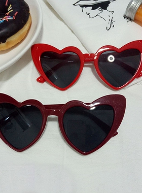 太阳镜学生妹时尚休闲爱心可爱女