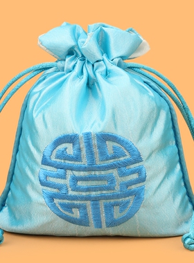 8变色龙绸缎锦囊抽拉袋首饰袋