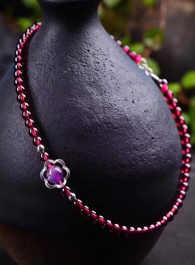 天然石榴石转运珠百搭手链