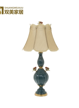 欧式风陶瓷镶铜家居客厅装饰品