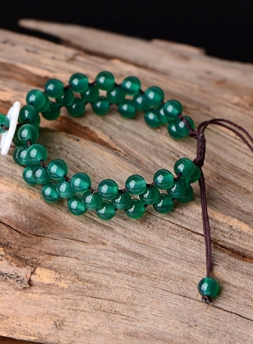 首饰民族风绿韩版简约个性手链