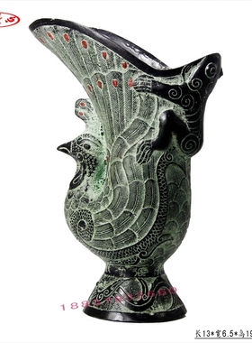 仿古风生肖酒壶婚庆道具摆件