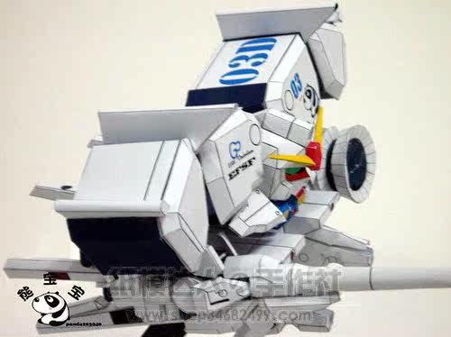 满38包邮 3D纸模型 手工拼装diy 高达RX-78 GP03D 石斛兰 - 图2