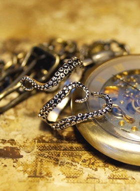 熠先生的蒸汽大陆仿古银戒指环