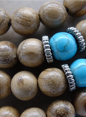 天然越南沉香8mm奇楠沉香木佛珠