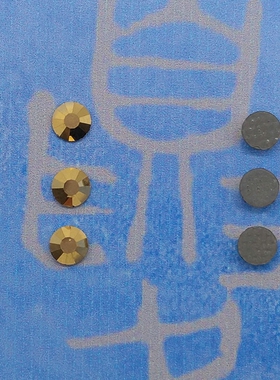 捷克水晶金色摩登美甲礼服烫钻