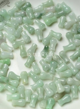 天然小花瓶编绳玉石散珠