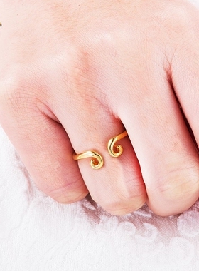 欧币风大圣归来光面紧箍咒戒指