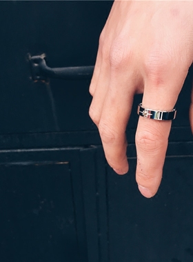 戒指日韩潮牌高桥太阳图腾尾环