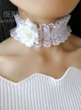 欧式公主风浪漫配饰蕾丝项链
