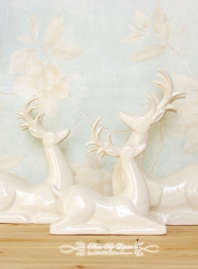 森林乡村风白瓷样板房结婚礼物