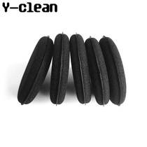 Car waxed sponge thickened high density polished down wax care pressed edge small round cotton palm hand beating sponge