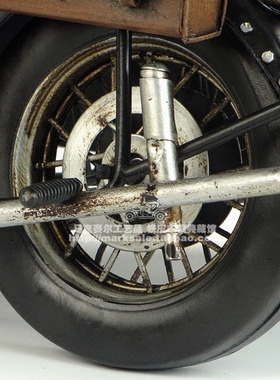 复古二战德国宝马r71摩托车模型