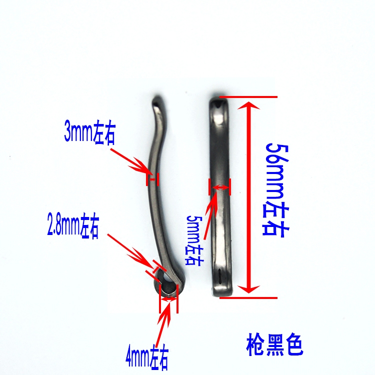 DIY皮带扣头针扣针腰带扣针棒扣头芯棒针扣扣头芯棒扣夹子棒-图1