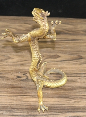 铜龙摆件工艺品办公室家居装饰品