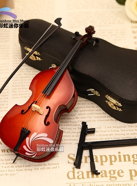 大贝司模型低音大提琴摆件