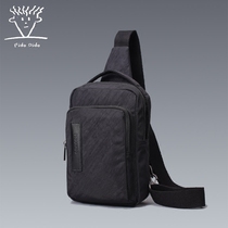 Fidudy all new chest bag mens single shoulder bag burglar outdoor sports bag inclined satchel oxford cloth handbag