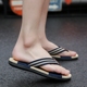 Dép xỏ ngón nam mùa hè kẹp chân sandal chống trơn trượt Hàn Quốc cá tính 2019 mới sandal đi biển ngoài trời dép nam - Dép shop dép  Dép
