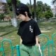 Quần áo trẻ em Hahachen 2019 áo sơ mi mới cho bé tay ngắn Hàn Quốc áo thun cotton nửa tay cotton bé trai mùa hè - Áo thun