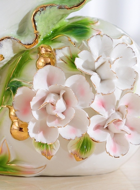 工艺中式风陶瓷电视柜开业礼品