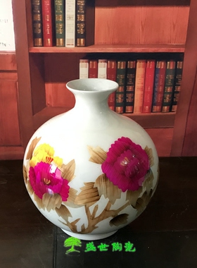 景德镇客厅花开富贵陶瓷器