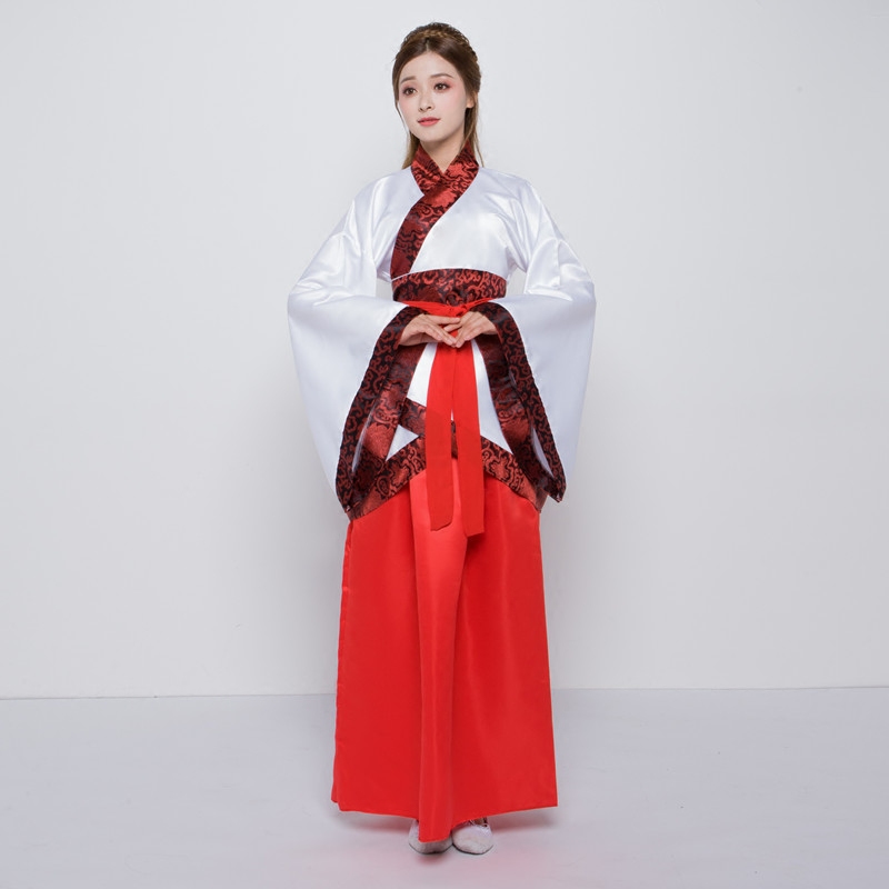 蜜糖依恋旗舰店古装女唐装汉服正规双绕曲裾表演服写真仙女襦裙成人礼演出服服装2