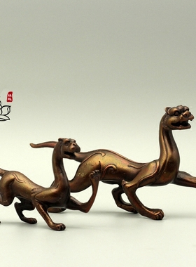 摆件灵兽青龙白虎朱雀玄武四大