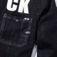 Rehagel Tide thương hiệu áo khoác denim nam size lớn cho nam màu đen lỏng lẻo gió đơn giản cộng với phân bón tăng áo khoác - Cực lớn quần baggy nam Cực lớn