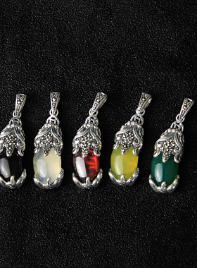 貔貅石榴石元旦新年吊坠项链热卖