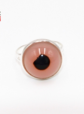 玛瑙水晶宝石镶嵌玉髓装饰品尾戒