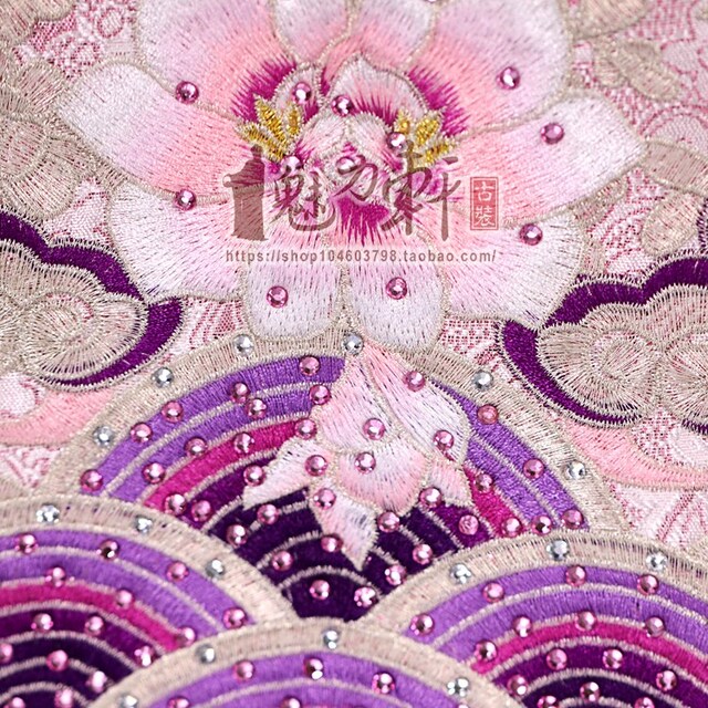 New high-end pink and purple sparkling theme Xiuhe clothing