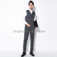 Kawasawa sọc mỏng chân xám quần tây nam mùa thu Hàn Quốc giản dị Anh phù hợp với quần tây nam - Suit phù hợp quần tây nam cao cấp Suit phù hợp