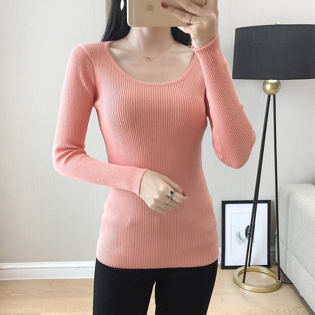 Kou Ila Spring, Autumn and Winter Short Sweater Female Kilet Round Reading Poor Symposium, Inner Low Broken Bottom Knitkin