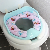 La Corée du Sud importe le siège de toilette pour bébé couvre la glace et la neige en bordure de la jante Les toilettes pour enfants sont le coussin de toilette de la main pour bébé.