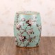 American Country Painted Ceramic Retro Shoe Changing Stool